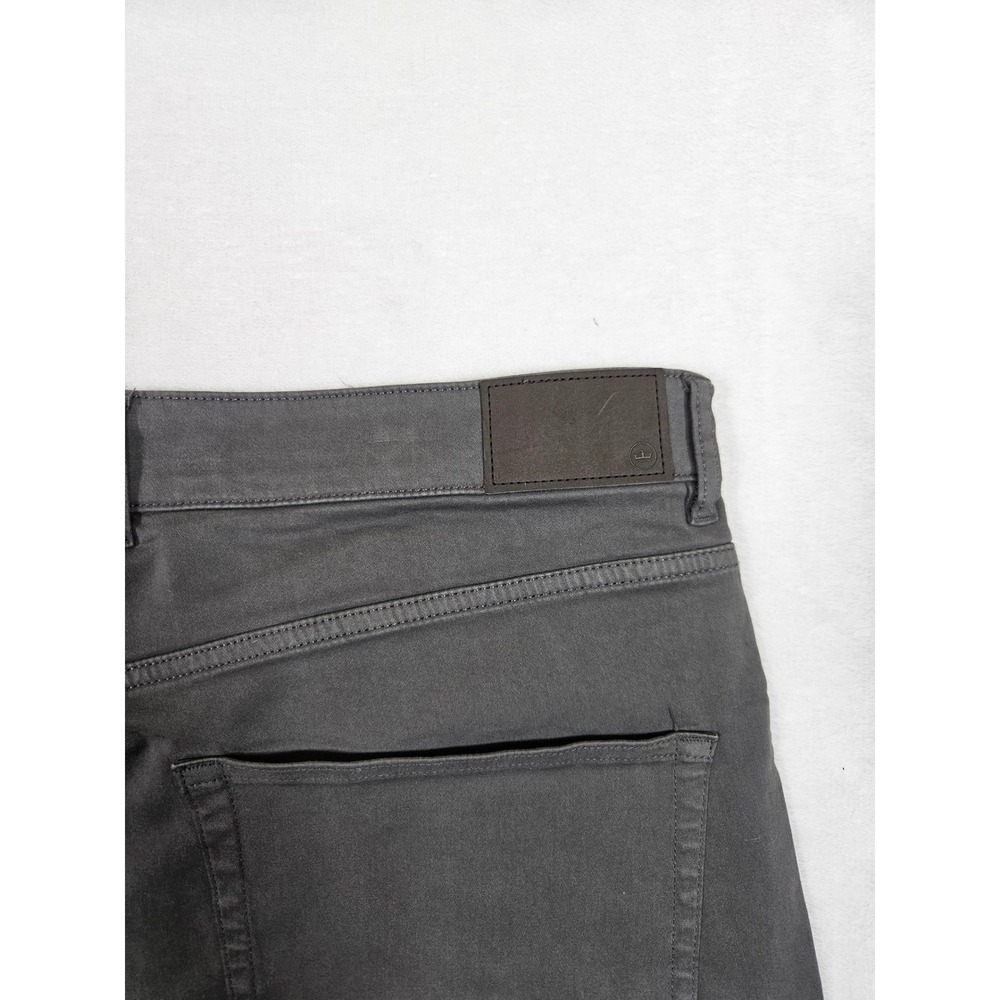 Peter Millar Signature Sateen Classic Fit Gray Pants Men's 40L Stretch 5-Pocket - Picture 5 of 10